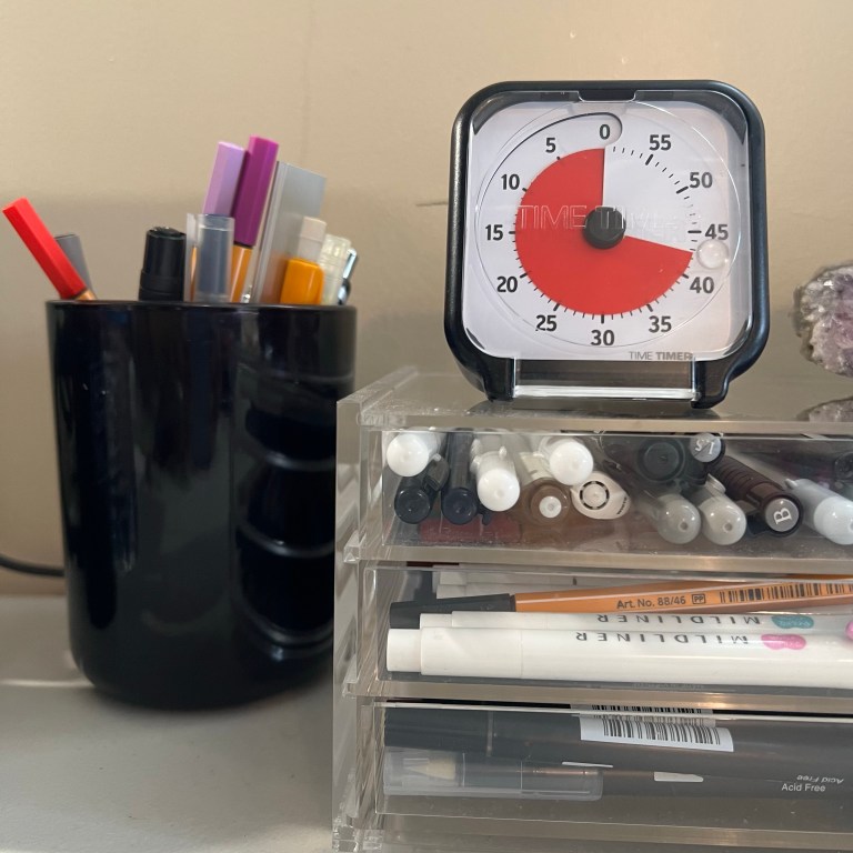 Set a timer to get started on a specific task